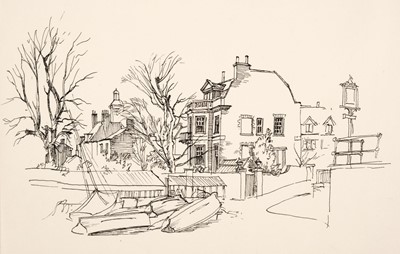 Lot 342 - Mackley (George, 1900-1983). Waterside Inn, 1951