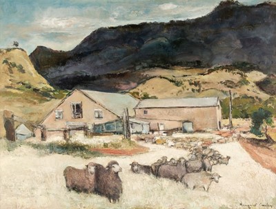 Lot 299 - Crowley (Margaret Dunn, b. 1927). The woolshed at Arkabar Station