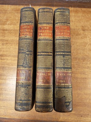 Lot 25 - Valentia (George). Voyages and Travels to India, Ceylon, The Red Sea, Abyssinia, and Egypt, 1st ed, 1809