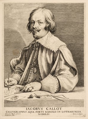 Lot 57 - Vorsterman (Lucas, 1595-1675). Portrait of Jacques Callot..., circa 1645