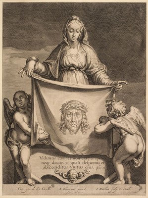 Lot 55 - Motham (Jacob, 1571-1631). Veronica with the Sudarium..., 1605