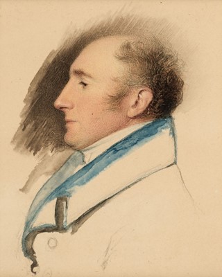 Lot 184 - Engleheart (George, 1753-1829). Portrait of Henry Salkeld, aged 48, 1829