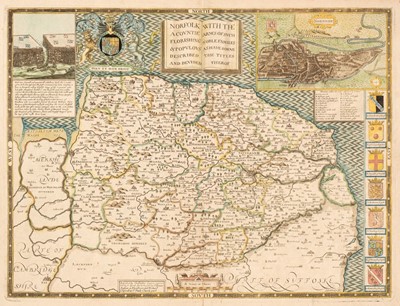 Lot 110 - Norfolk. Speed (John), Norfolk a Countie Florishing & Populous Described and Devided..., 1676