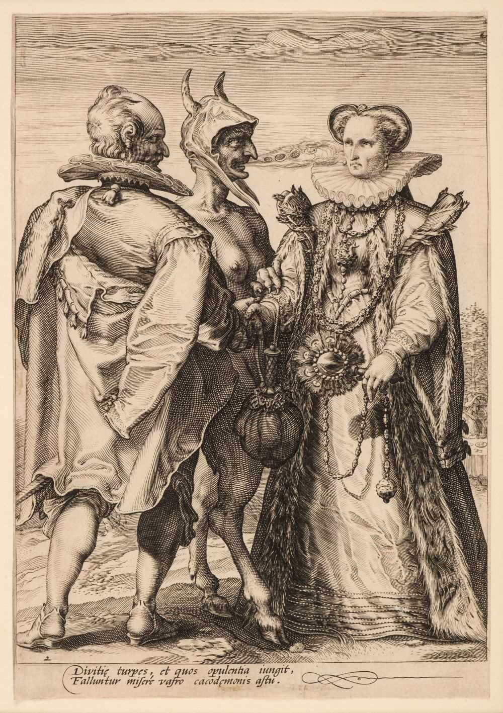 Lot 53 - Saenredam (Jan, 1565-1607). Marriage for