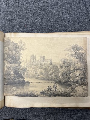 Lot 188 - English School. An album of watercolour views, early 19th century, & 1 other