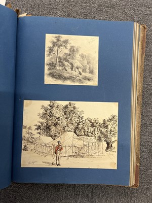 Lot 189 - English School. An album of watercolours, circa 1830s/40s