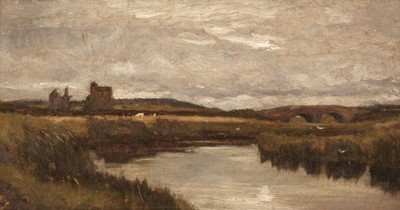 Lot 132 - Barbizon School. Landscape by a River, mid 19th century