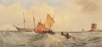 Lot 222 - Hardy (Thomas Bush, 1842-1897). Off Pevensey, Sussex, 1871