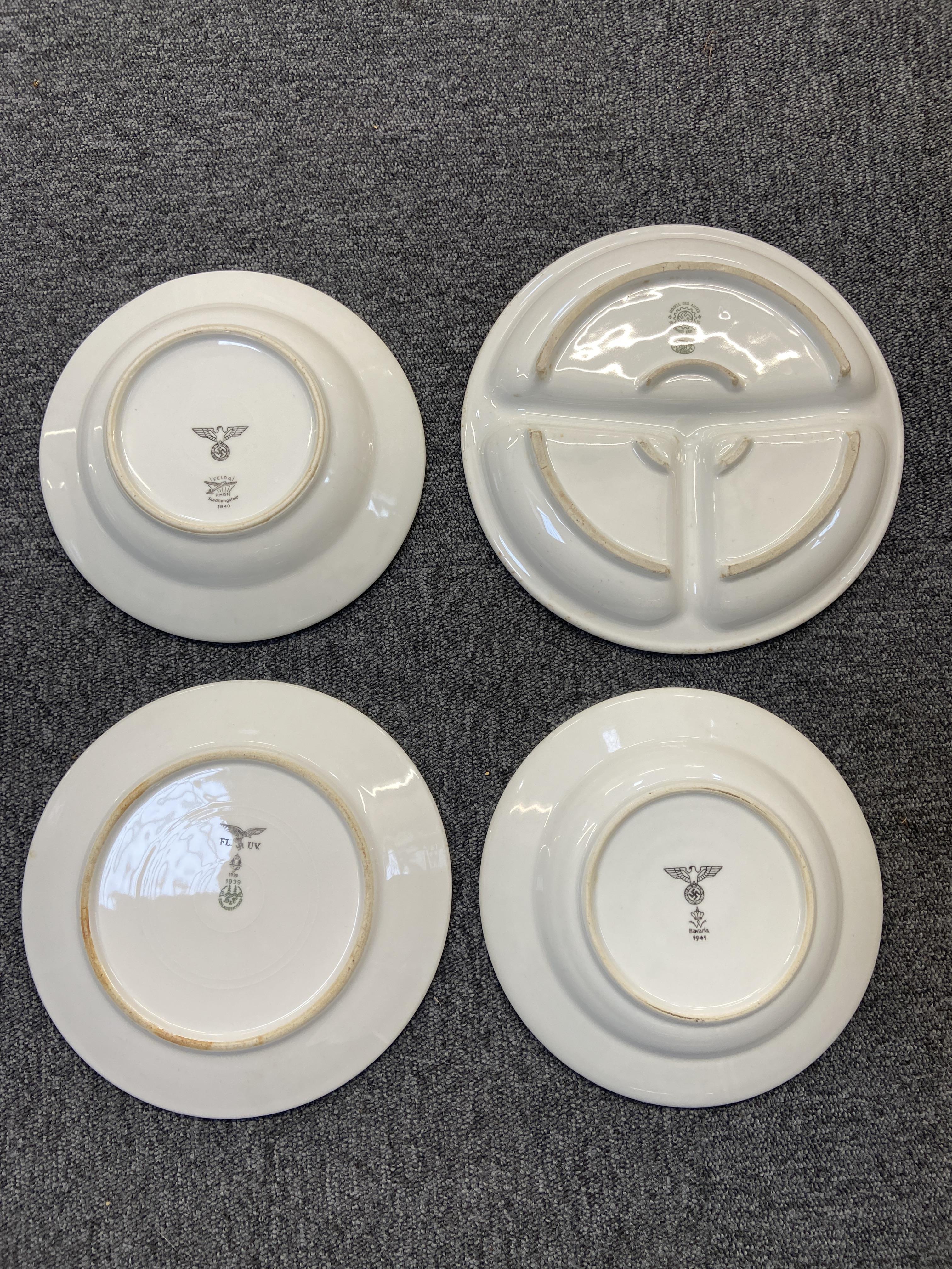 Lot 276 - Third Reich. WWII German white glazed