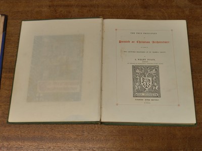 Lot 338 - Pugin (Augustus Welby). Contrasts, 1st edition, 1836