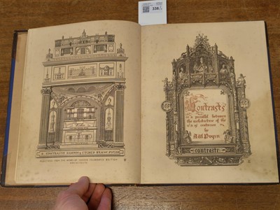 Lot 338 - Pugin (Augustus Welby). Contrasts, 1st edition, 1836