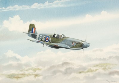 Lot 294 - Howell (John, 1936 -). 303 (Kosciusko) Squadron, watercolour on paper