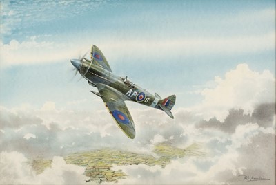 Lot 292 - Howell (John, 1936 -). 130 (Punjab) Squadron, watercolour on paper