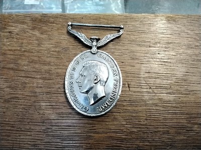 Lot 1 - A Poignant WWII D.F.M. medal to Flight Sergeant Michael de Beauchamp Collenette
