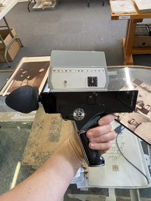 Lot 215 - Bolex Auto-Cine (Model B II) 16mm Super-XX movie camera and Bolex 150 Super 8mm cine/movie camera