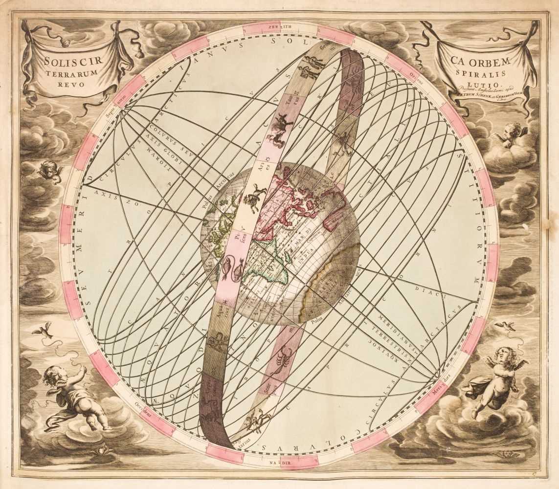 Lot 85 - Celestial charts. A collection of eighteen engraved charts, early to mid 18th century