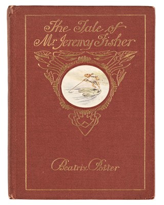 Lot 53 - Potter (Beatrix). The Tale of Mr. Jeremy Fisher, 1st deluxe edition, London: Warne, 1906