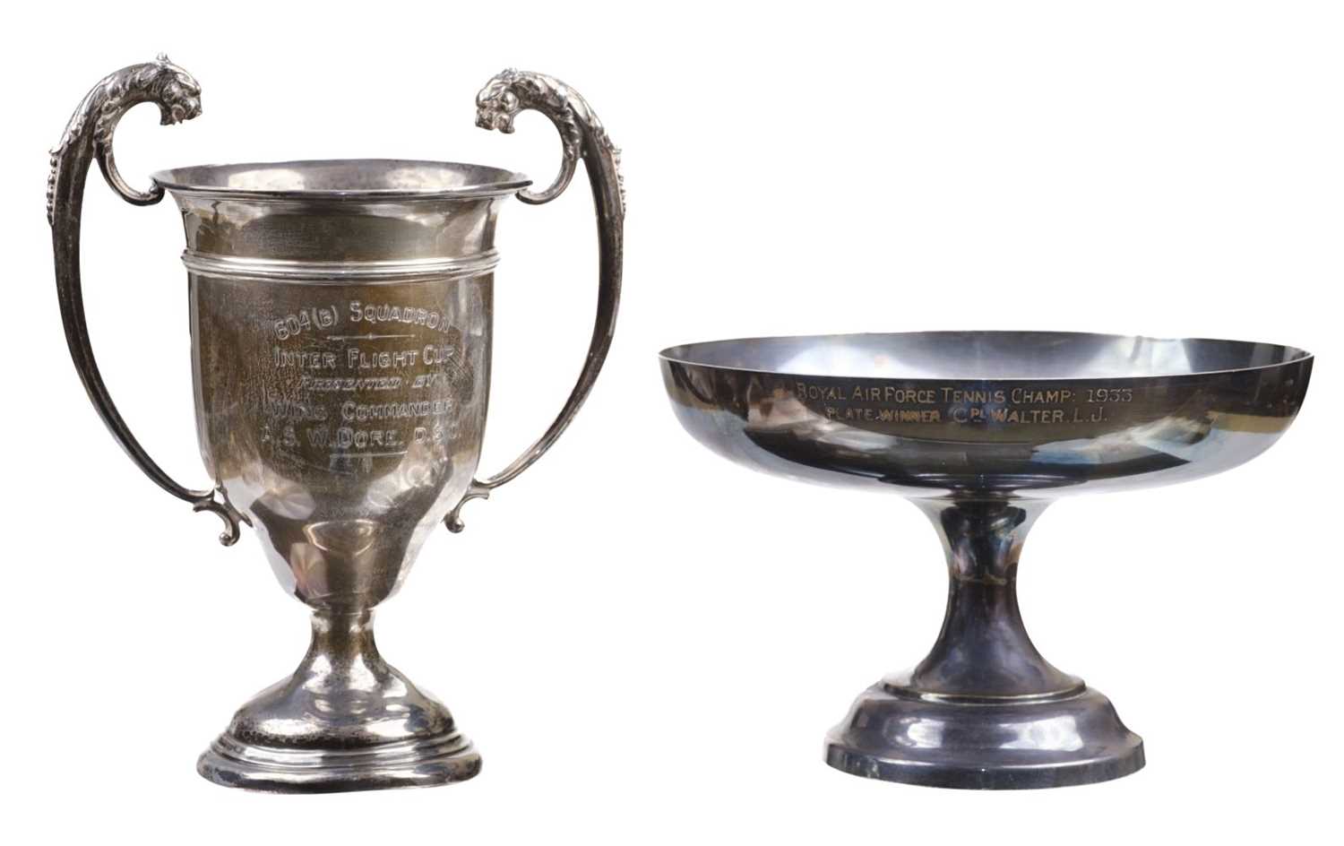 Lot 377 - RAF Trophy. An RAF silver trophy cup by Mappin & Webb, London 1930