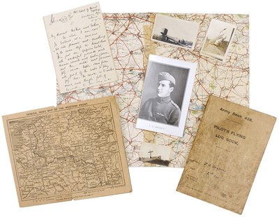 Lot 246 - Logbook. A WWI 'casualty' log book kept by Lieutenant John Arnold Spilhaus