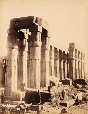 Lot 87 - Egypt. An album containing 28 mounted photographs of Egypt, c. 1880s, albumen prints