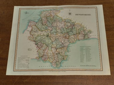 Lot 90 - Devon. Bowen (Emanuel). An Accurate Map of Devonshire Divided into its Hundreds, circa 1762