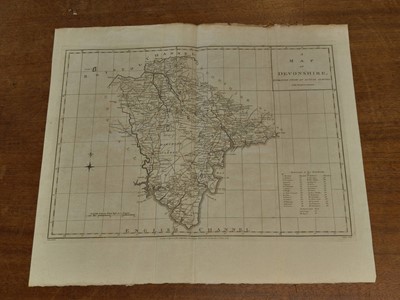 Lot 90 - Devon. Bowen (Emanuel). An Accurate Map of Devonshire Divided into its Hundreds, circa 1762