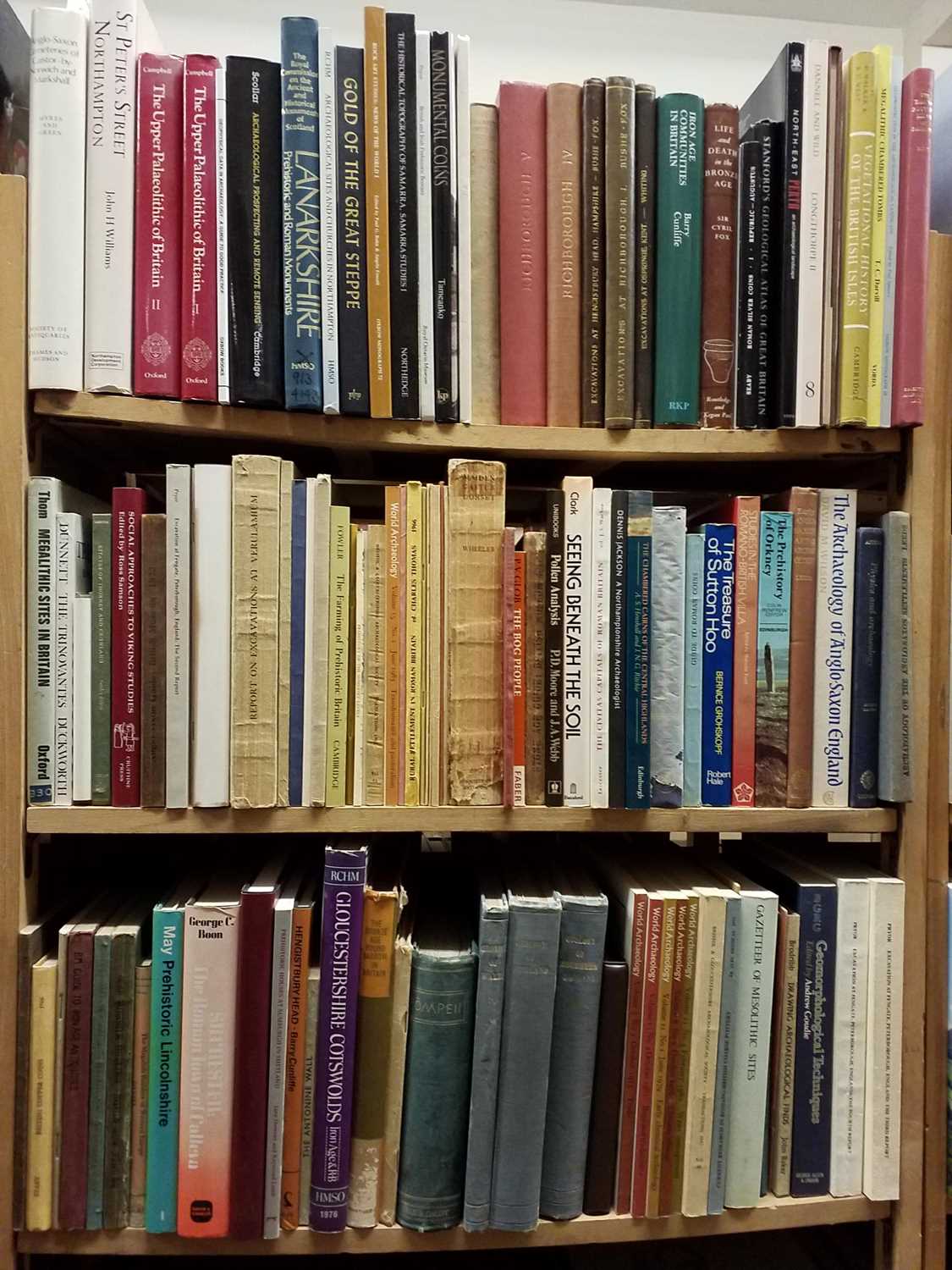 Lot 460 - Archaeology. A large collection of archaeology reference from the library of Adrian Challands