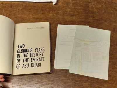 Lot 24 - United Arab Emirates. Two Glorious Years in the History of Abu Dhabi, 1st edition