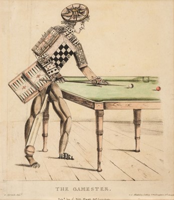 Lot 128 - Billiards. A collection of 29 prints and engravings, 19th and 20th century
