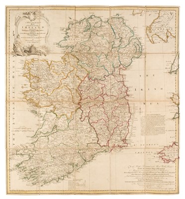 Lot 98 - Ireland. Jefferys (Thomas), A New and Accurate Map of the Kingdon of Ireland..., 1759 - 75