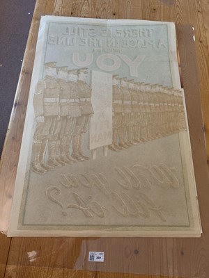 Lot 202 - World War One Recruitment Posters. Turn your Silver into Bullets at the Post Office