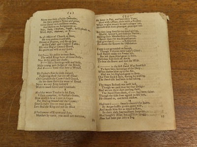 Lot 262 - Swift (Jonathan). Baucis and Philemon. A Poem. On the ever lamented loss of the two yew-trees, 1709