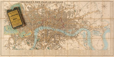 Lot 159 - London.Cruchley (George Frederick), Cruchley's New Plan of London..., 1834