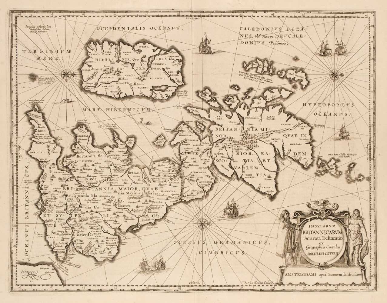 Lot 80 - British Isles. Jansson (Jan & Ortelius Abraham), Insularum Britannicarum, circa 1652