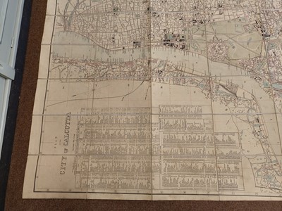 Lot 83 - Calcutta. Plan of the City of Calcutta, 1901