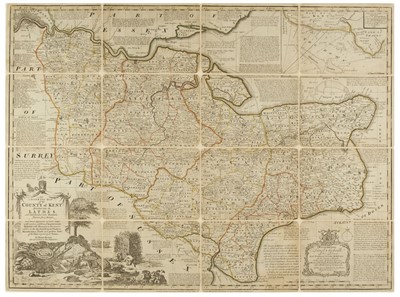 Lot 95 - Folding Maps. A collection of 23 maps, 18th & 19th century