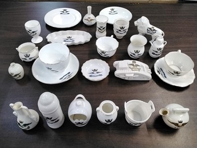 Lot 510 - Crested China. A large collection of Airship and RNAS crested china