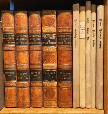 Lot 31 - Britton (John). The Architectural Antiquities of Great Britain..., 4 volumes, 1807-14 & others
