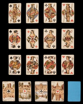 Lot 531 - French playing cards. Scenic aces deck, Paris: B.P. Grimaud, circa 1870, & 25 others