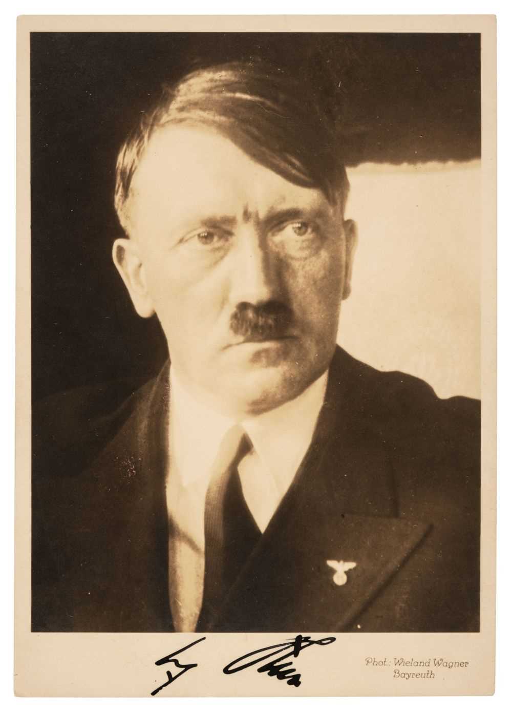 Lot 260 - Hitler (Adolf, 1889-1945), Signed Photograph,