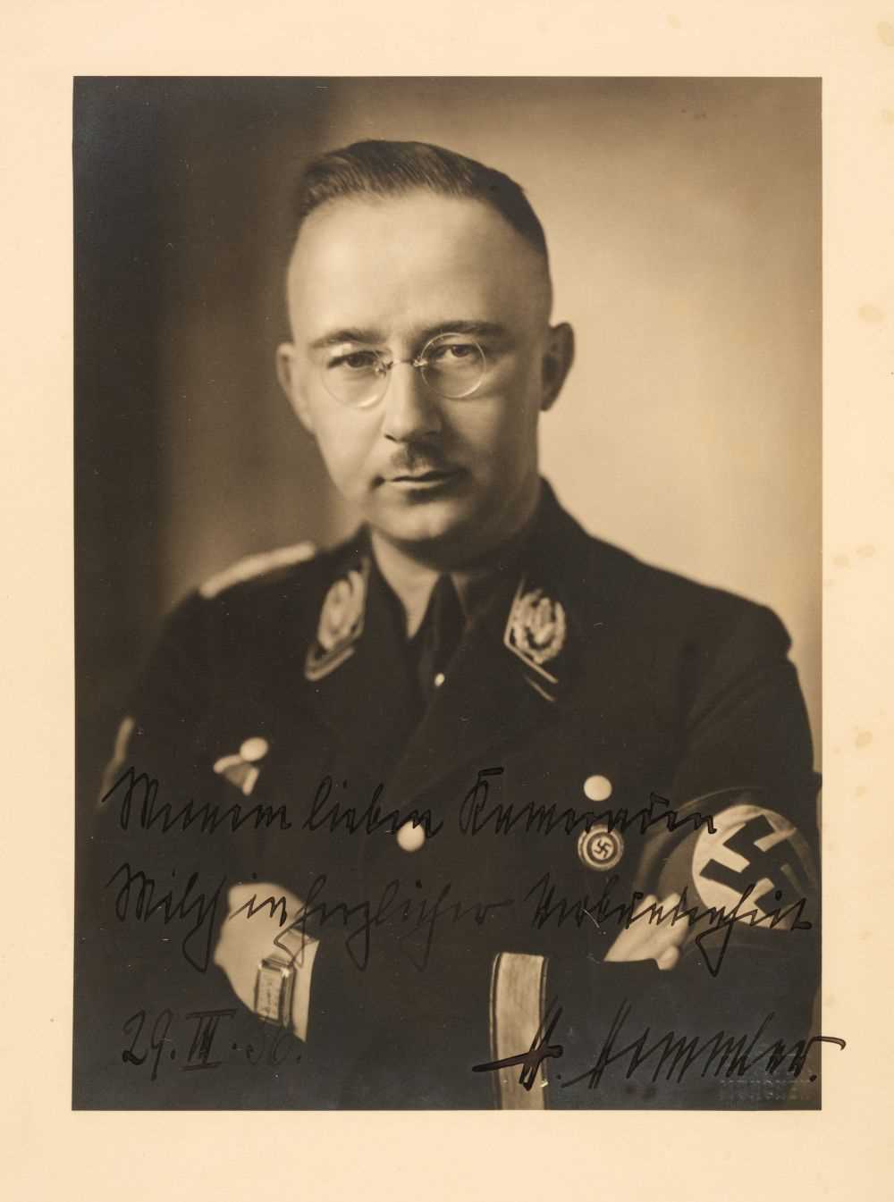 Lot 268 Himmler (Heinrich, 19001945), Signed