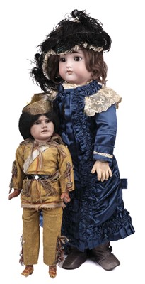 Lot 379 - Doll. A Simon & Halbig K&R bisque socket head doll, circa 1890