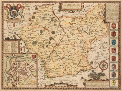 Lot 152 - Leicestershire. Speed (John), Leicester both countye and Citie described..., circa 1627