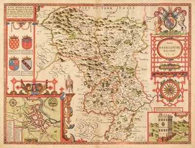 Lot 91 - Derbyshire. Speed (John), Anno Darbieshire described, J. Sudbury & George Humble, circa 1627