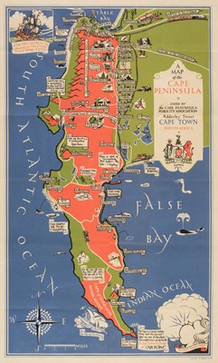 Lot 178 - South Africa. Boyle (Stuart), A Map of the Cape Peninsula..., [1952]