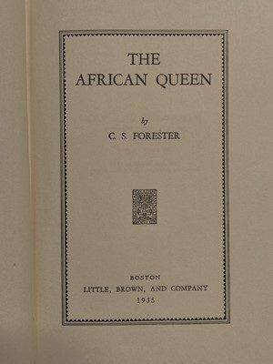 Lot 824 - Forester (C. S.). The African Queen, 1935 reprint, inscribed