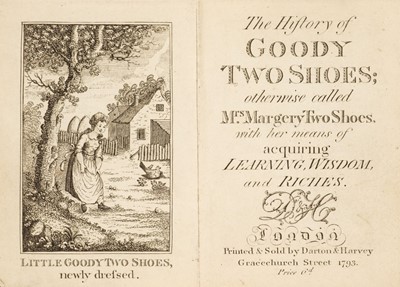 Lot 458 - Darton & Harvey (Printers). The History of Goody Two Shoes, 1793
