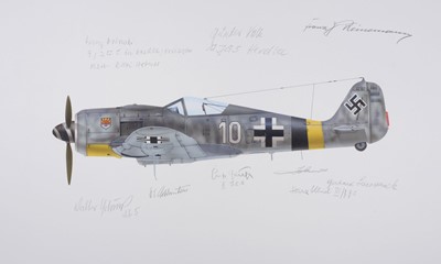 Lot 310 - Valo (John C., circa 1963). Focke Wulf Fw-190A-8, Jagdgeschwader JG 5