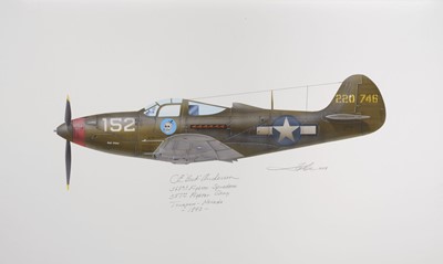 Lot 308 - Valo (John C., circa 1963). Bell P-39Q Airacobra, 363rd Fighter Squadron / 357th Fighter Group