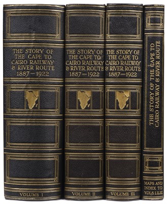Lot 47 - Weinthal (Leo). The Story of the Cape to Cairo Railway and River Route, 4 vols, 1st editions, [1923-25]